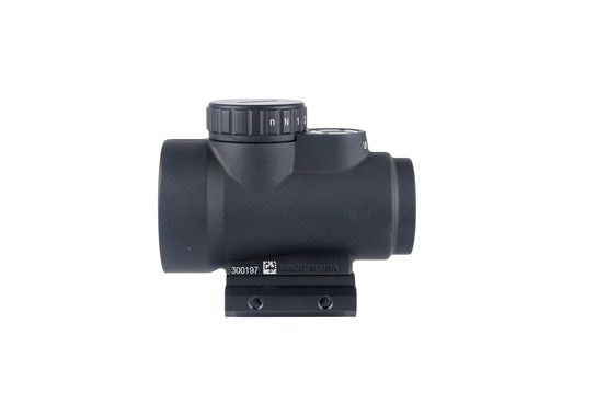 Trijicon MRO SD Rifle Optic has a black hard coat anodized finish
